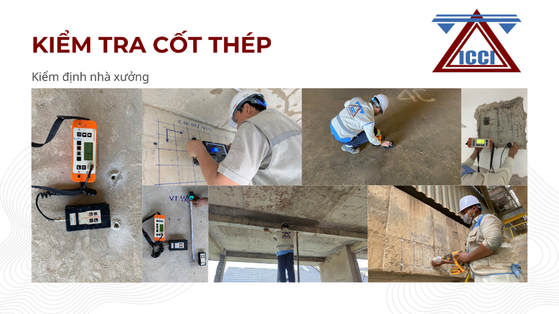 Kiểm tra cốt thép trong cấu kiện bê tông Kiểm tra cốt thép trong cấu kiện bê tông